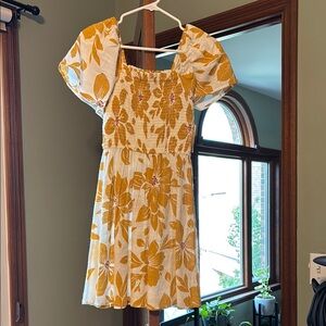 Floral Puff Sleeve Dress